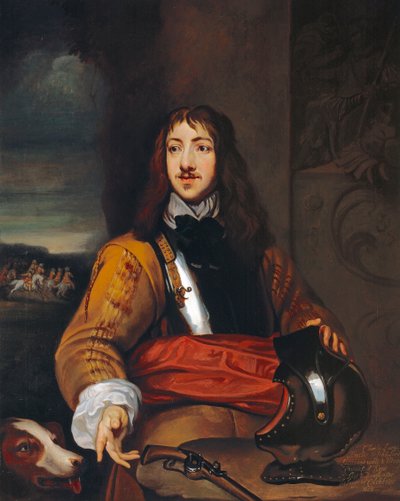 Coronel Richard Neville ou Sir Charles Lucas (1615-76) c. 1643 (óleo sobre tela) 作： William (after) Dobson