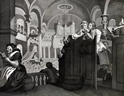グッドチャイルドのフリーサンデー 作： William (after) Hogarth