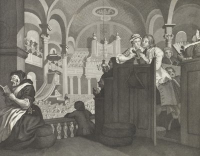 グッドチャイルドのフリーサンデー 作： William (after) Hogarth