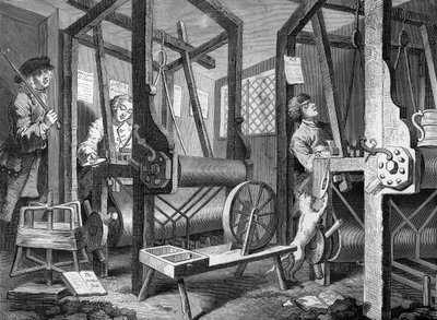 The Apprentices - エングレービング 作： William (after) Hogarth