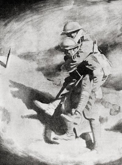 ウィリアム・オーペン卿の絵にちなんだポワルーとトミー。 作： William (after) Orpen