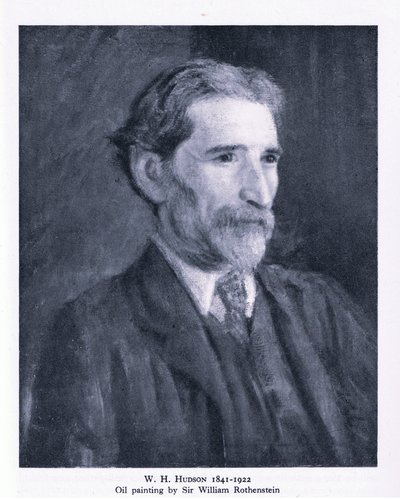 W.H.ハドソンの肖像(リトグラフ) 作： William (after) Rothenstein