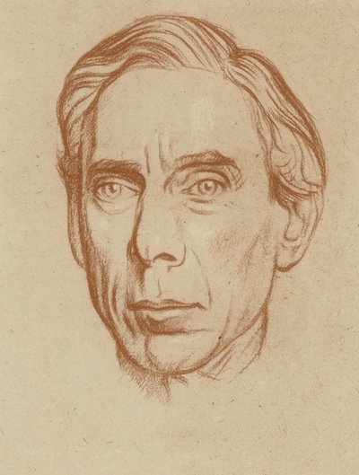 ホン・バートランド・ラッセル (litho) 作： William (after) Rothenstein