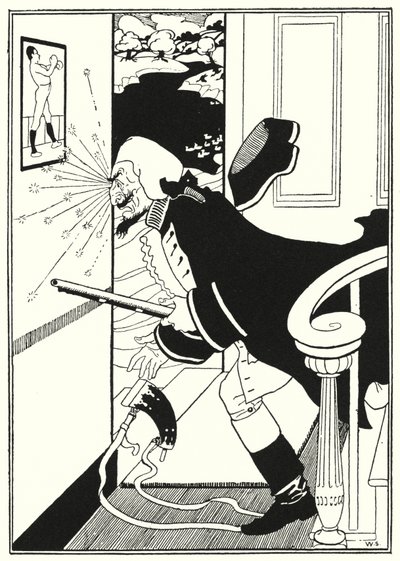 ミュンヒハウゼン男爵の冒険の挿絵（彫刻） 作： William (after) Strang