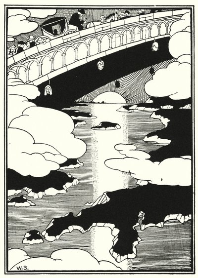 ミュンヒハウゼン男爵の冒険の挿絵（彫刻） 作： William (after) Strang