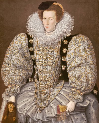 エリザベス朝宮廷貴婦人の肖像 1595年頃 油彩・カンヴァス 作： William (attr. to) Segar