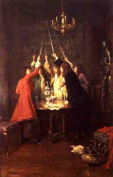 「The King」（油彩・キャンバス 作： William A. Breakspeare