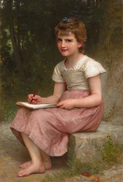A Calling、1896。 作： William Adolphe Bouguereau