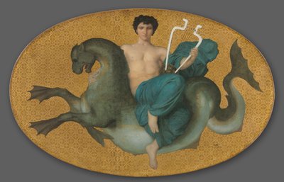 タツノオトシゴに乗るアリオン 作： William Adolphe Bouguereau