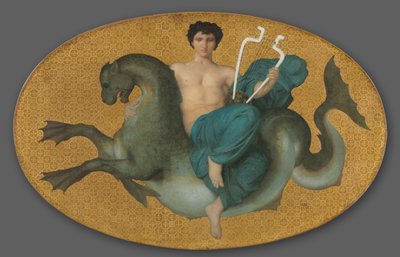 海馬のアリオン、1855年。 作： William Adolphe Bouguereau