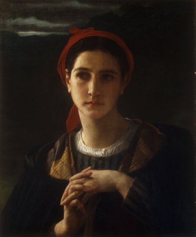 ベルジェールデボルデレ、1871年 作： William Adolphe Bouguereau