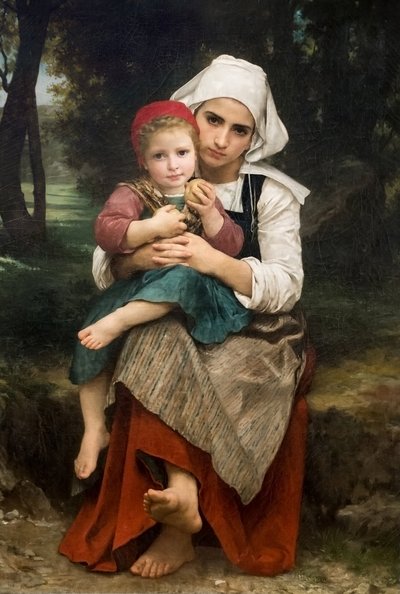 ブルトン兄妹 作： ウィリアム・アドルフ・ブーグロー