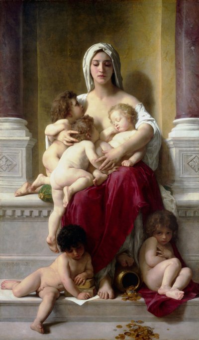 チャリティー 作： William Adolphe Bouguereau