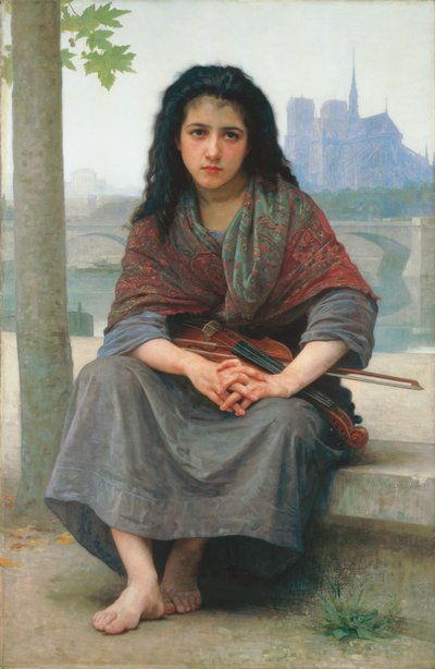 ホームレス、1890年 作： William Adolphe Bouguereau