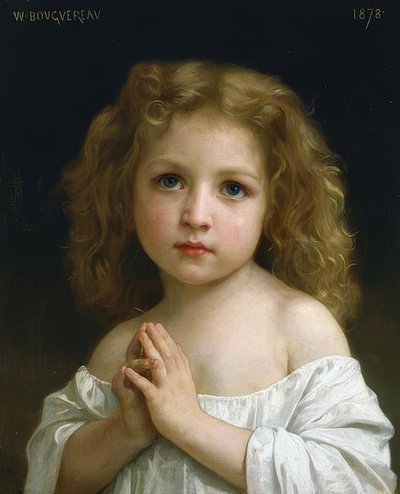 少女。 1878 作： William Adolphe Bouguereau
