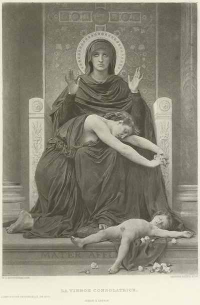 慰める処女（彫刻） 作： William Adolphe Bouguereau