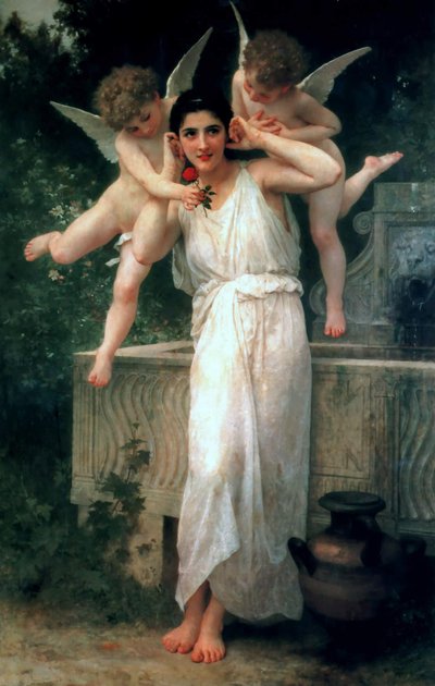 心を呼び覚ます 作： William Adolphe Bouguereau