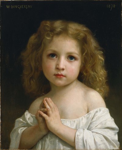 小さな女の子、1878 作： William Adolphe Bouguereau