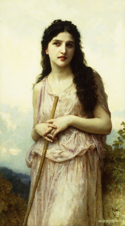 瞑想、1902 作： William Adolphe Bouguereau