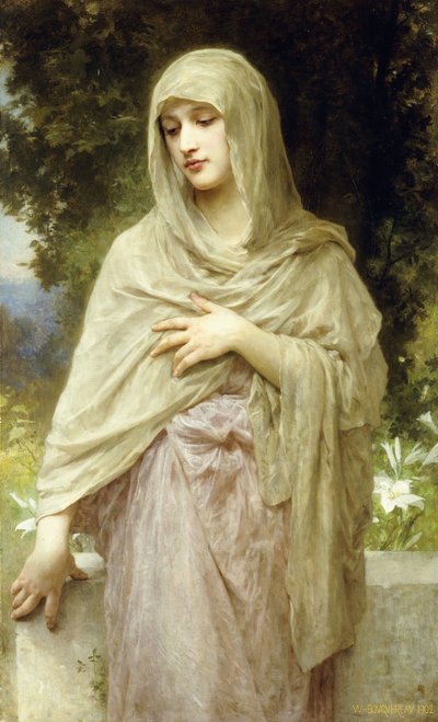 瞑想、1902 作： William Adolphe Bouguereau