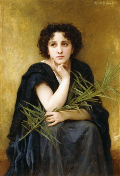 リフレクション、1898 作： William Adolphe Bouguereau