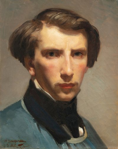 自画像（キャンバスに油彩） 作： William Adolphe Bouguereau