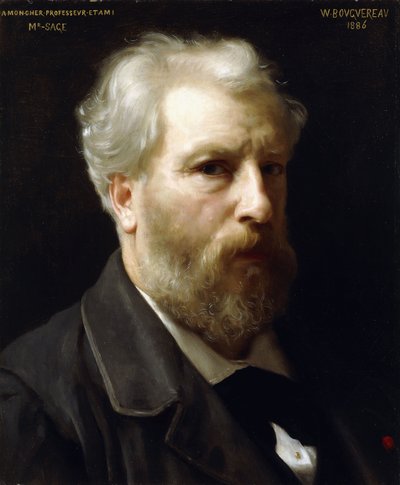 自画像、1886 作： William Adolphe Bouguereau