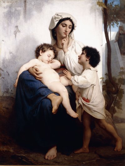 睡眠、1864 作： William Adolphe Bouguereau
