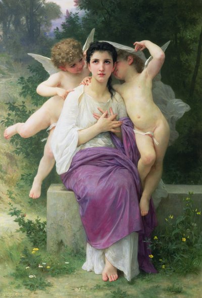 心の目覚め、1892 作： William Adolphe Bouguereau