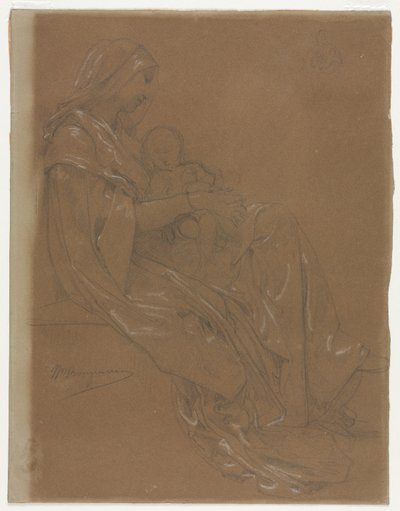 聖母子 作： William Adolphe Bouguereau