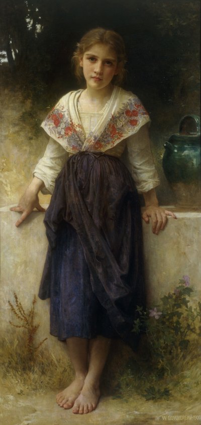 休息の時、1900 作： William Adolphe Bouguereau