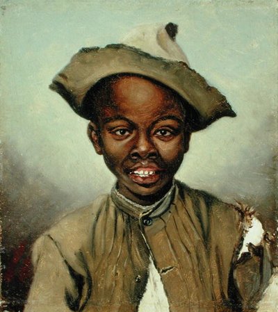 破れたジャケットを着た少年 作： William Aiken Walker