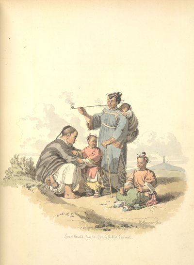 農民と家族 作： William Alexander