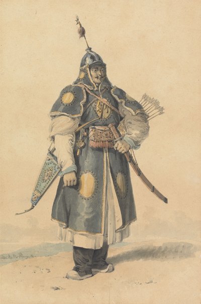 中国兵の肖像 作： William Alexander