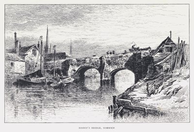 ノリッチのビショップ・ブリッジ（彫刻作品 作： William Alexander Ansted