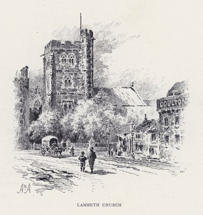 ランベス教会（彫刻 作： William Alexander Ansted