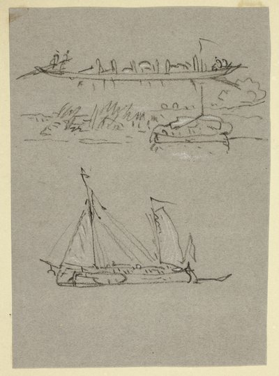 川の情景 作： William Alfred Delamotte