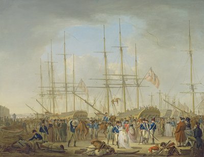 Deptfordに乗り出すHussars 作： William Anderson