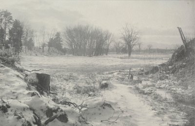 無題の冬景色、1900年頃 作： William B. Post