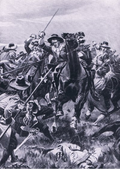 オーグリムの戦い 作： William Barnes Wollen