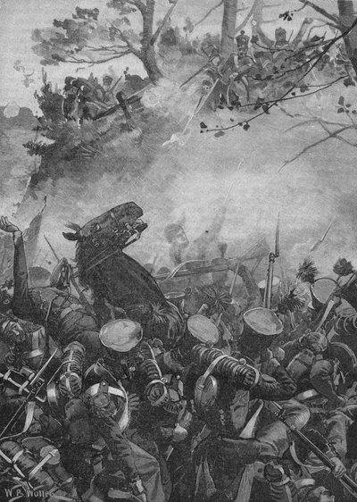 1902年、フランスは意気揚々と大声で叫び、中空の道に向かって攻撃しました。 作： William Barnes Wollen