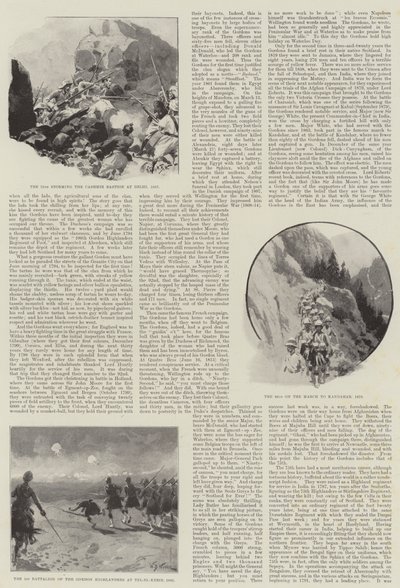 ゴードンハイランダーズとその過去のダウディー行為 作： William Barnes Wollen