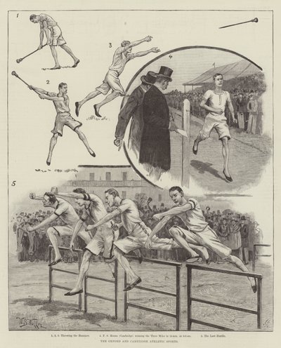 オックスフォードとケンブリッジアスレチックスポーツ 作： William Barnes Wollen