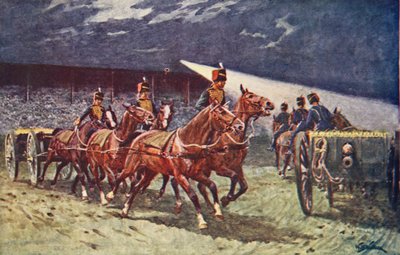 サーチライトタトゥーの王立馬車 作： William Barnes Wollen