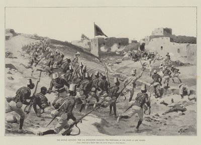 アブ・ハメドの戦いで教団に請求する11回目のスーダン人、スーダンアドバンス 作： William Barnes Wollen