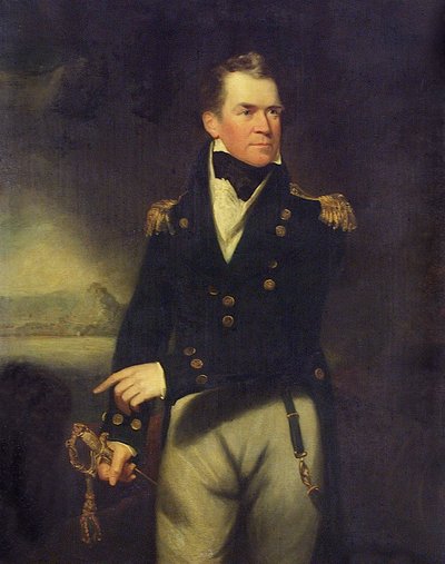 サー・ジョージ・ラルフ・コリアー大尉（1774-1824）、1814年頃（キャンバスに油彩） 作： William Beechey