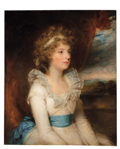 エリザベス・キーンの肖像（1845年没）（キャンバスに油彩） 作： William Beechey