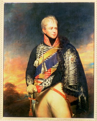 アーネスト、カンバーランド公爵、ハノーバー王（1771-1851）の肖像（キャンバスに油彩） 作： William Beechey