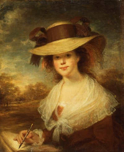 アーティストの妻であるレディビーチリーの肖像 作： William Beechey