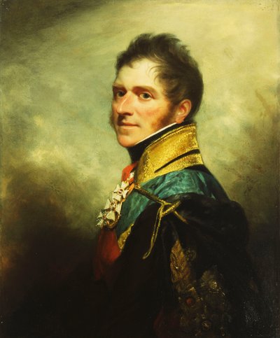アングルシーのウィリアムヘンリーパジェットマルケスの肖像画、半分の長さ、 作： William Beechey